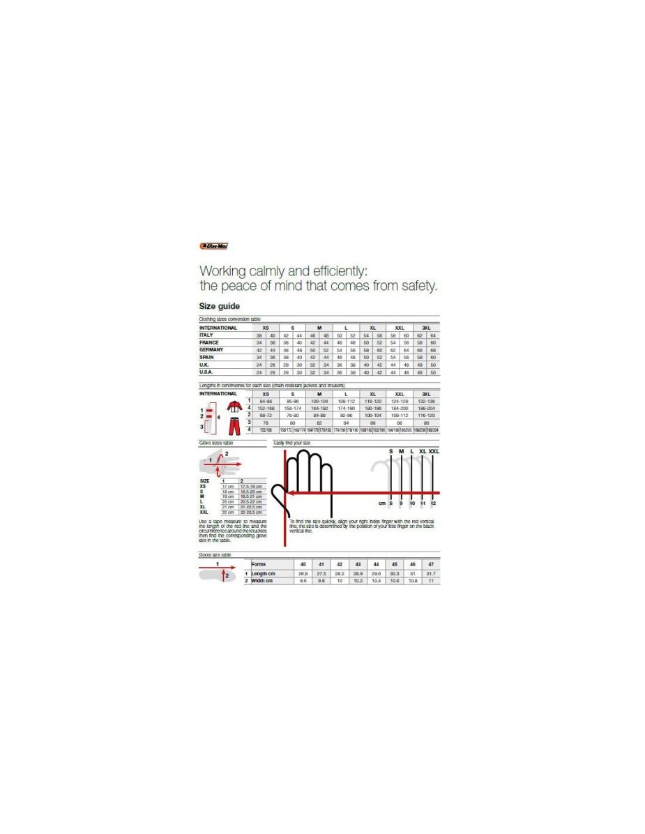 Uniwersalne rękawice robocze Oleo-Mac