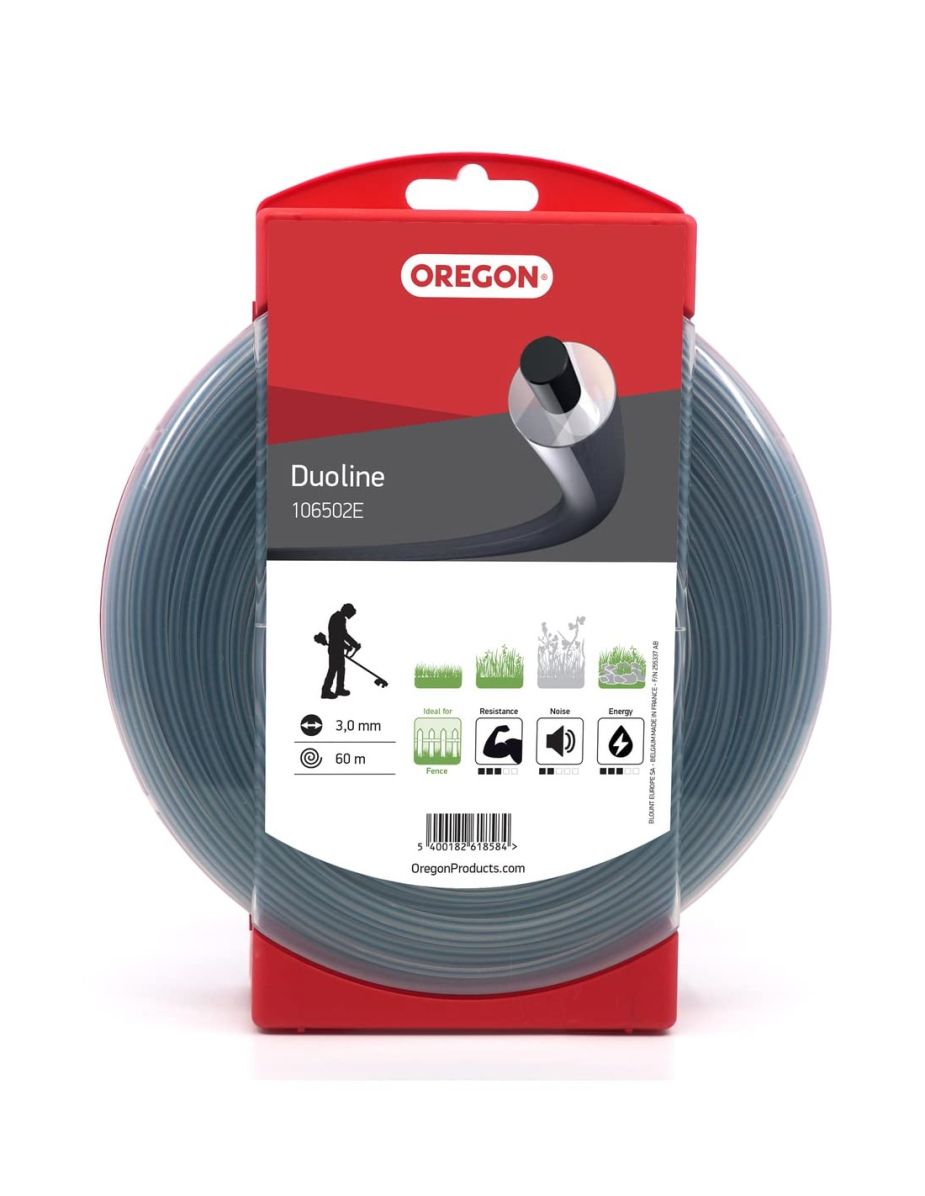 Żyłka do kos OREGON Duoline 3,0mm x 60m