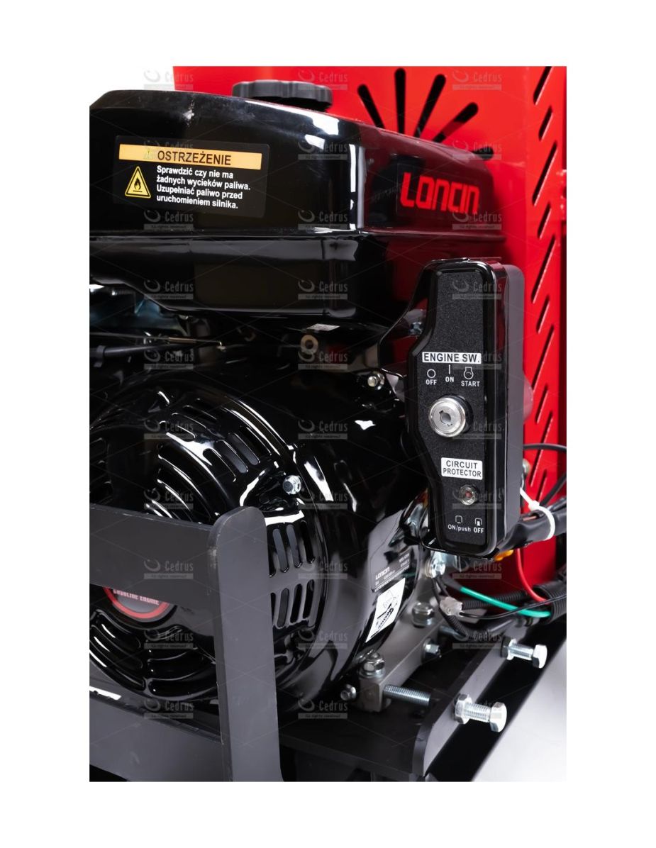 Rozdrabniacz spalinowy rębak od gałęzi 15 KM oficjalny dystrybutor Cedrus RB05PRO-HE