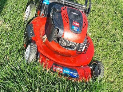 Ostatnie koszenie trawnika przed zimą