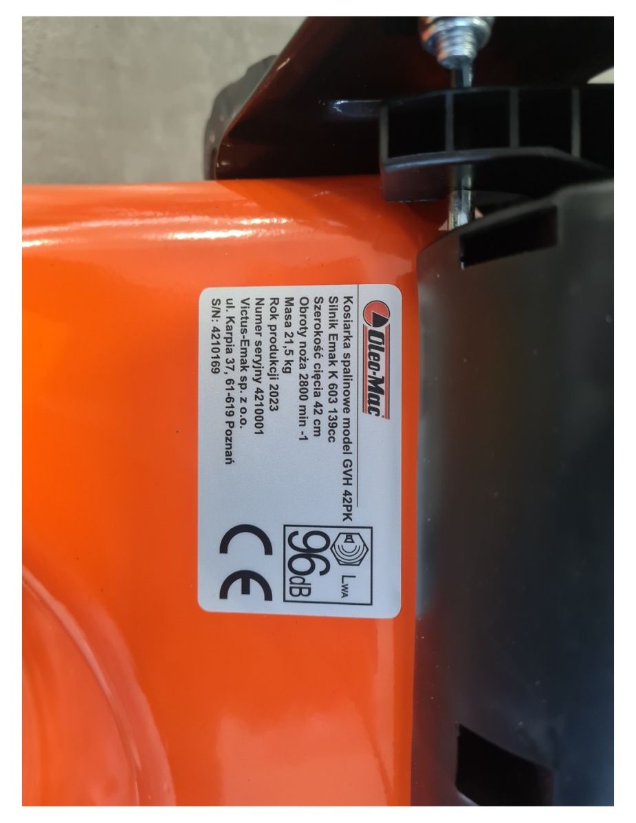 Kosiarka spalinowa do trawy autoryzowany dealer Oleo-Mac GVH 42PK